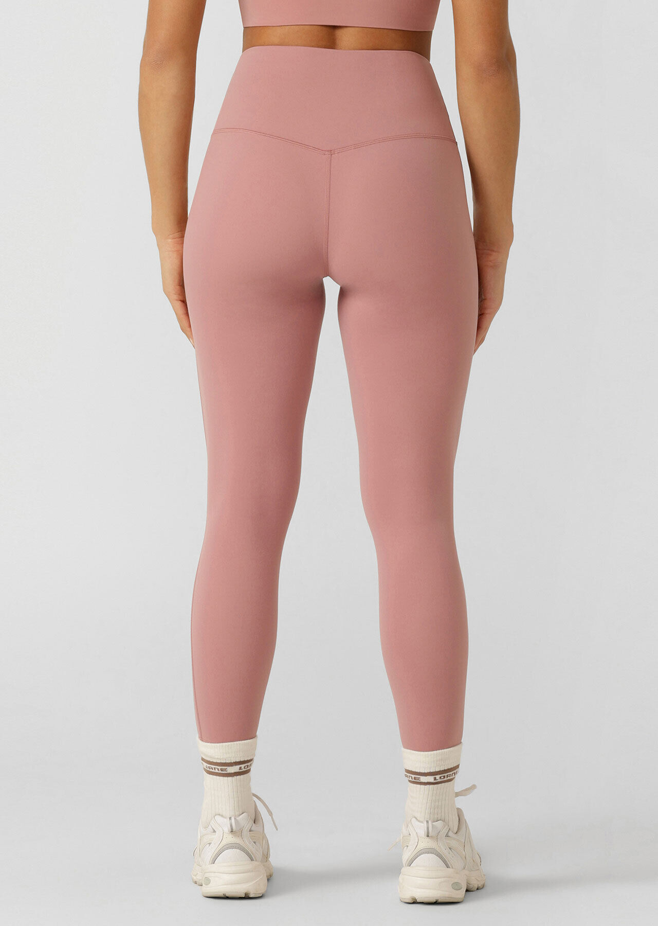 Lotus No Chafe Phone Pocket Ankle Biter Leggings - Wild Rose slider