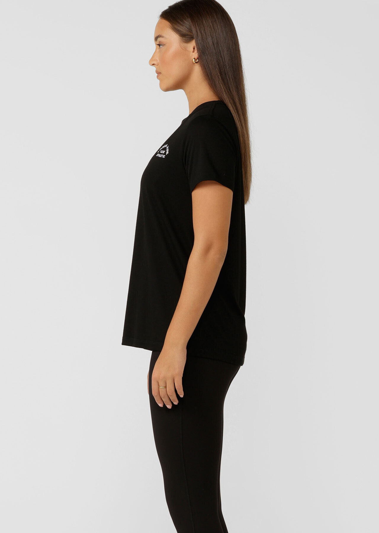 Lotus T-Shirt - Black slider