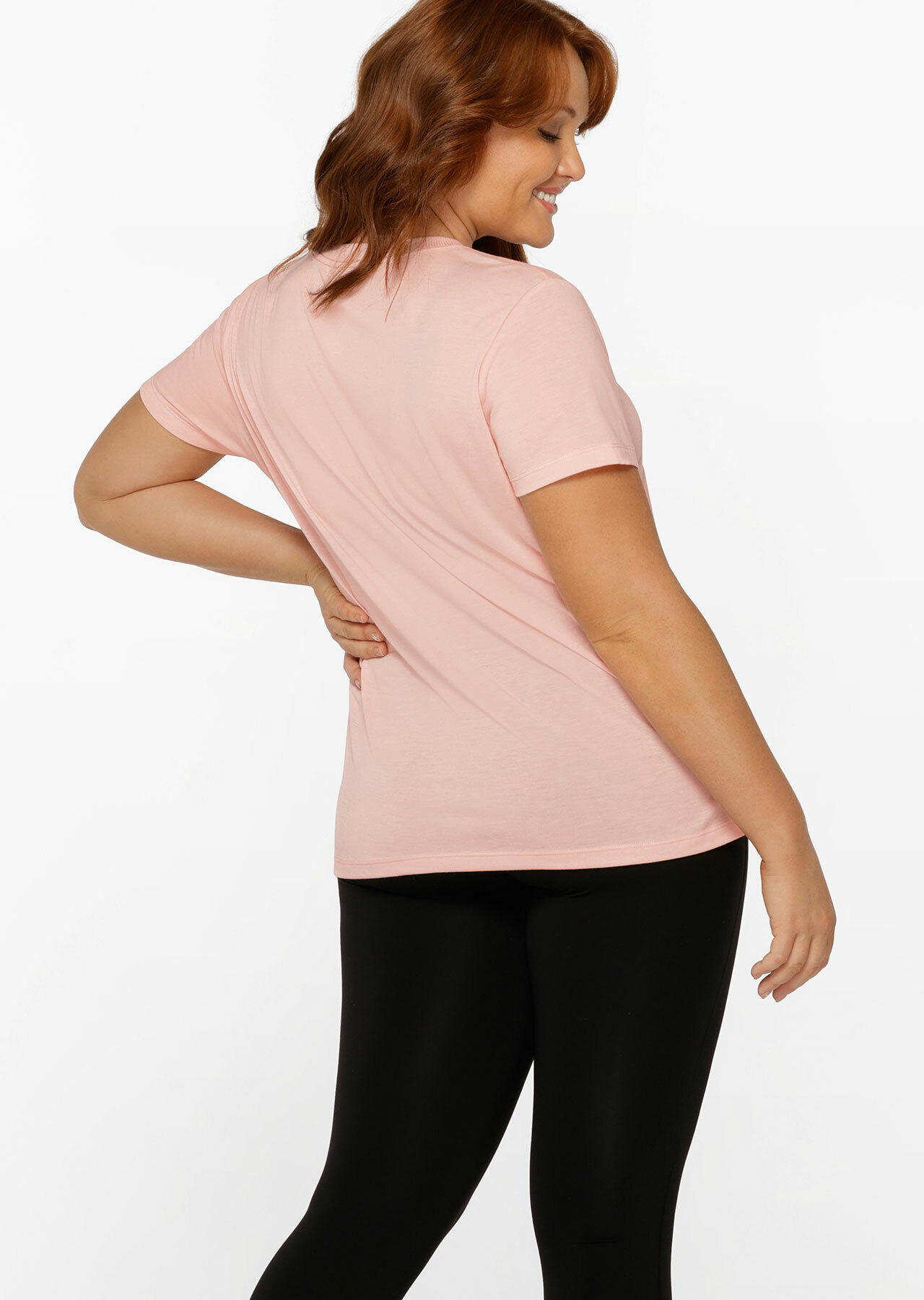 Lotus T-Shirt - Blushed Pink slider