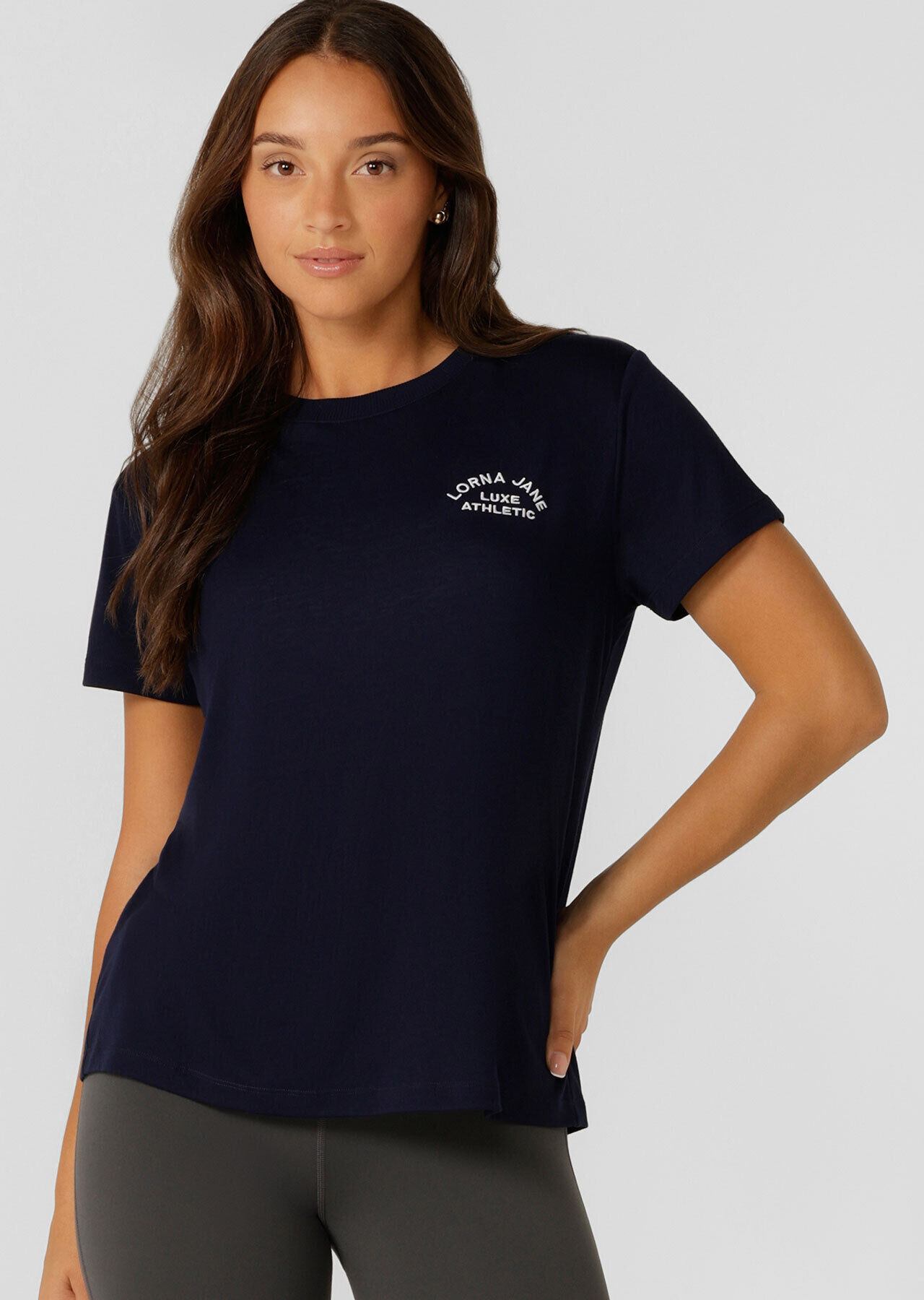 Lotus T-Shirt - French Navy slider