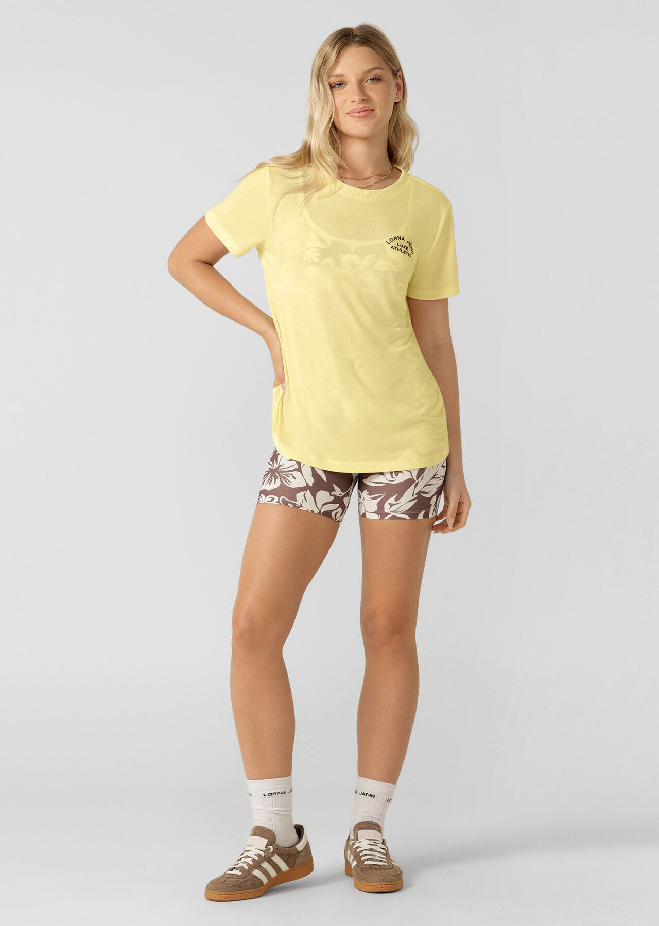 Lotus T-Shirt - Lemon Cream slider