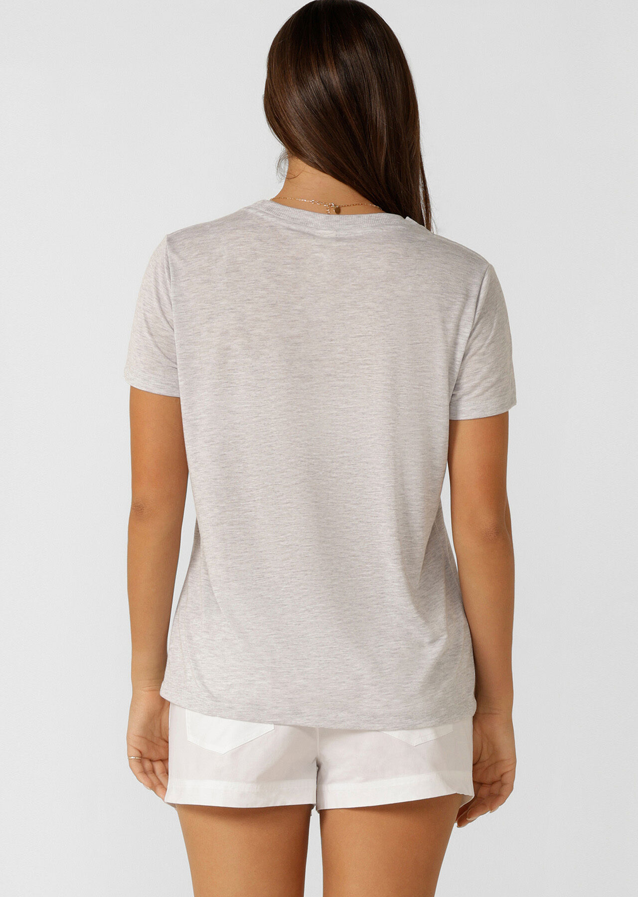 Lotus T-Shirt - Light Grey Marl slider