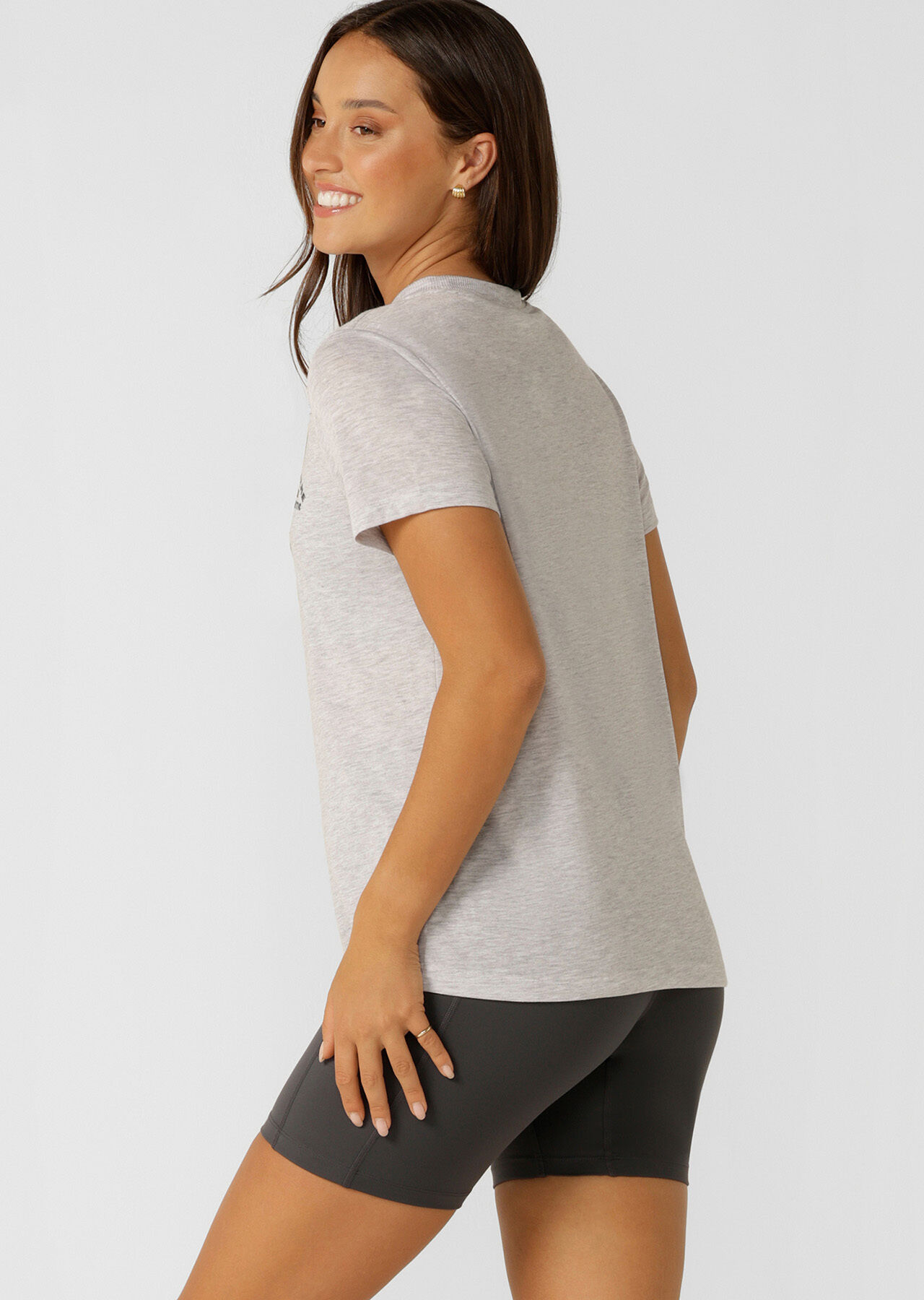 Lotus T-Shirt - Light Grey Marl slider