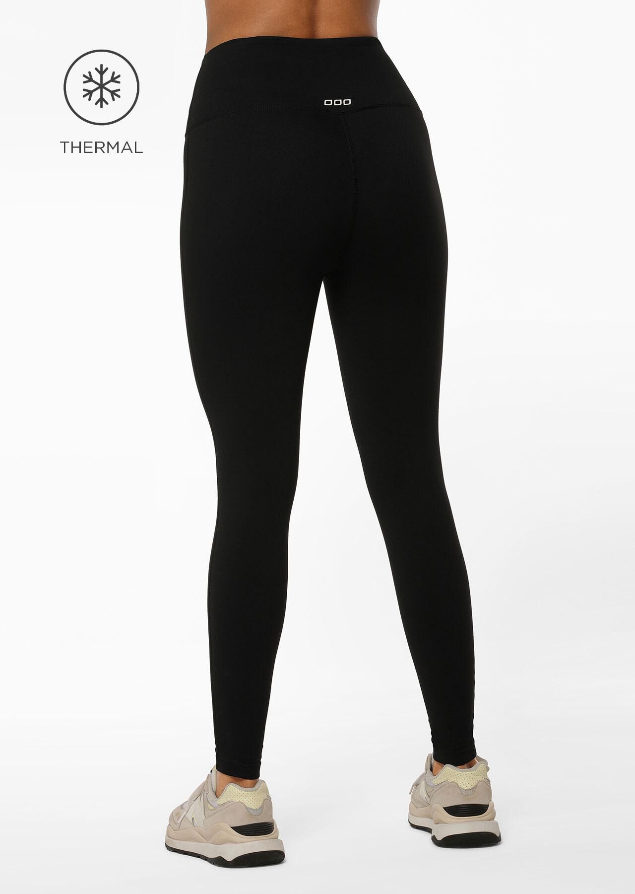 Lotus Thermal No Chafe Full Length Leggings - Black slider