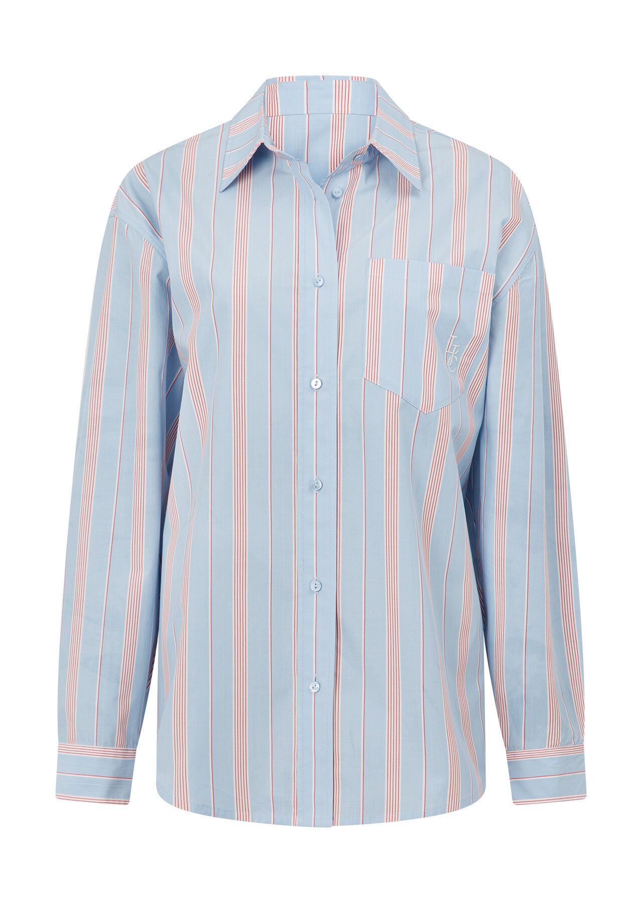 Love Lounge Stripe Shirt - Blue Multi Stripe slider