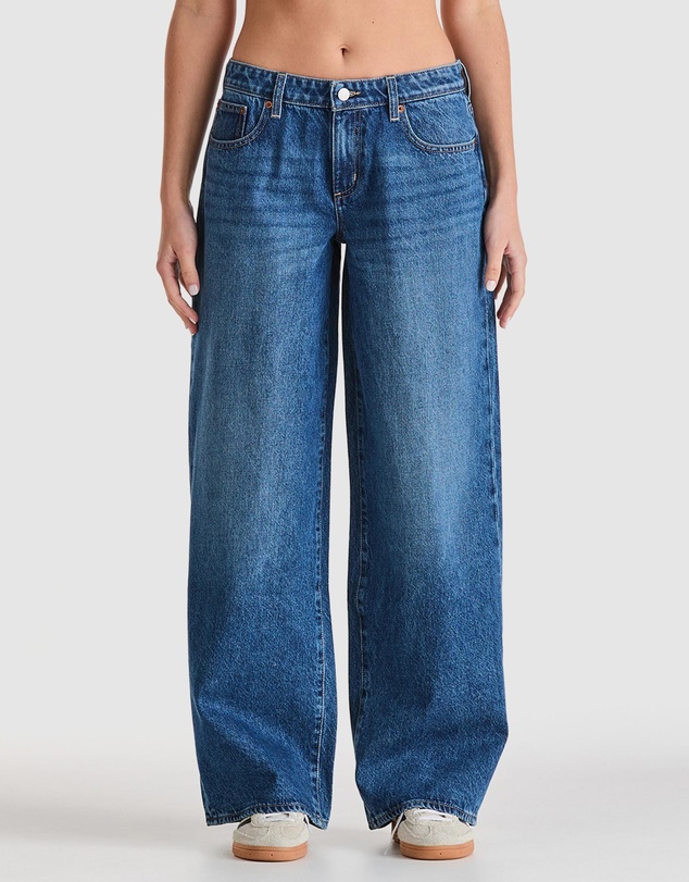 Low Slouch Jeans - Blue Rain