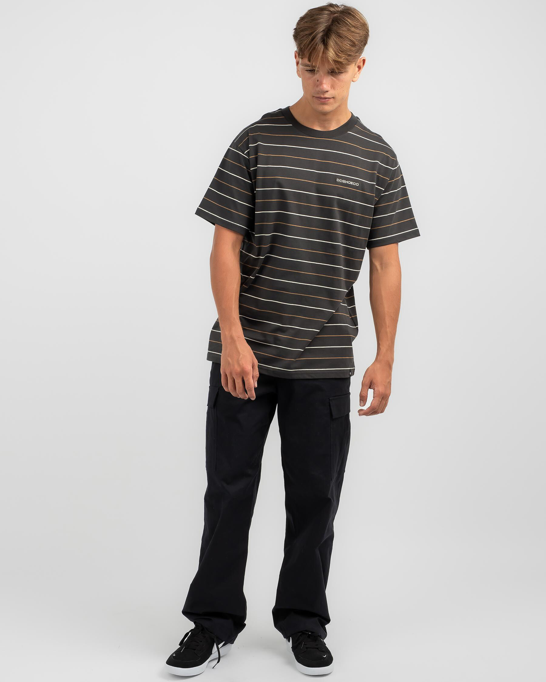 Lowstate Stripe T-Shirt - Pirate Black Lowstate Stripe slider