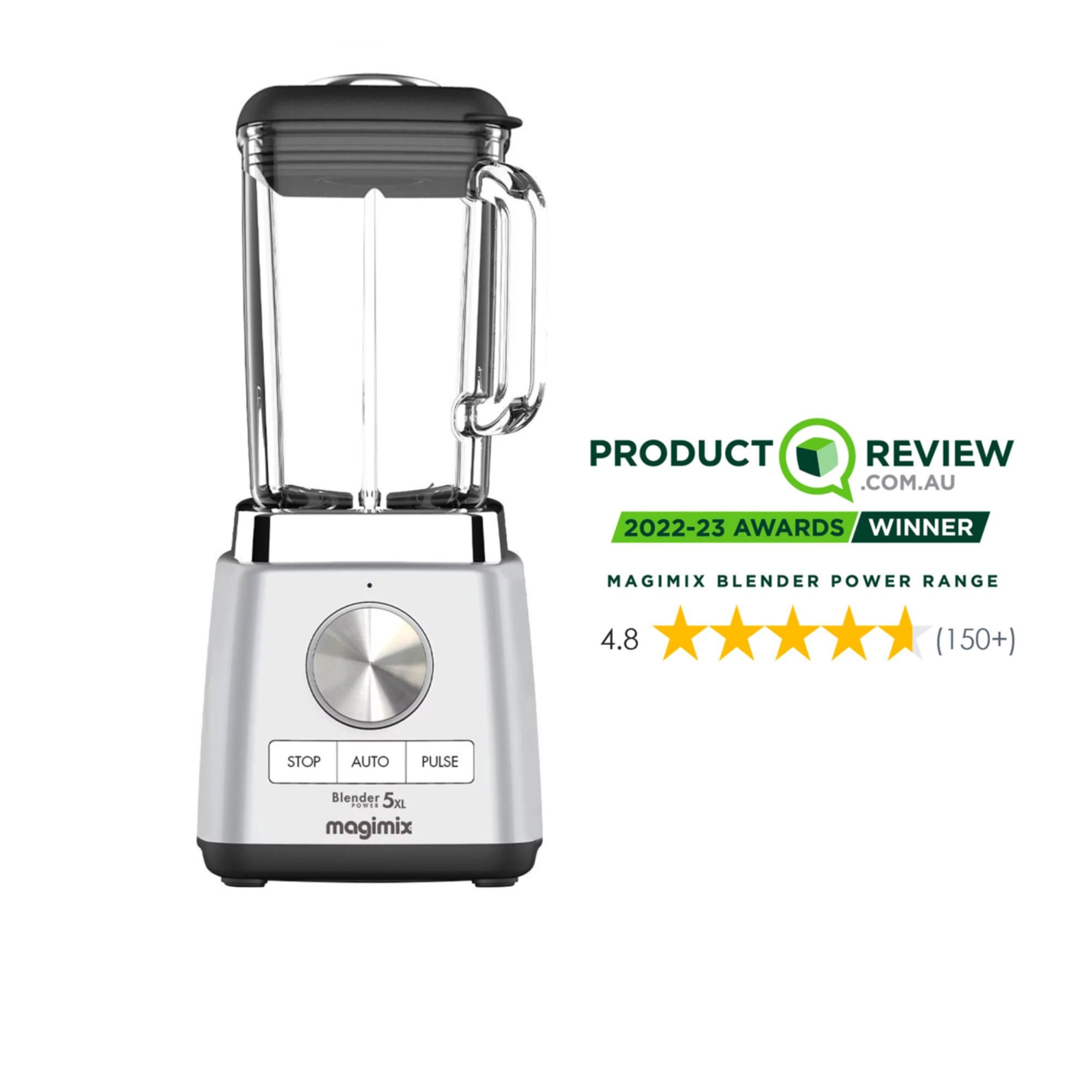 Magimix Blender Power 5XL 2L Matte Chrome - Cart slider