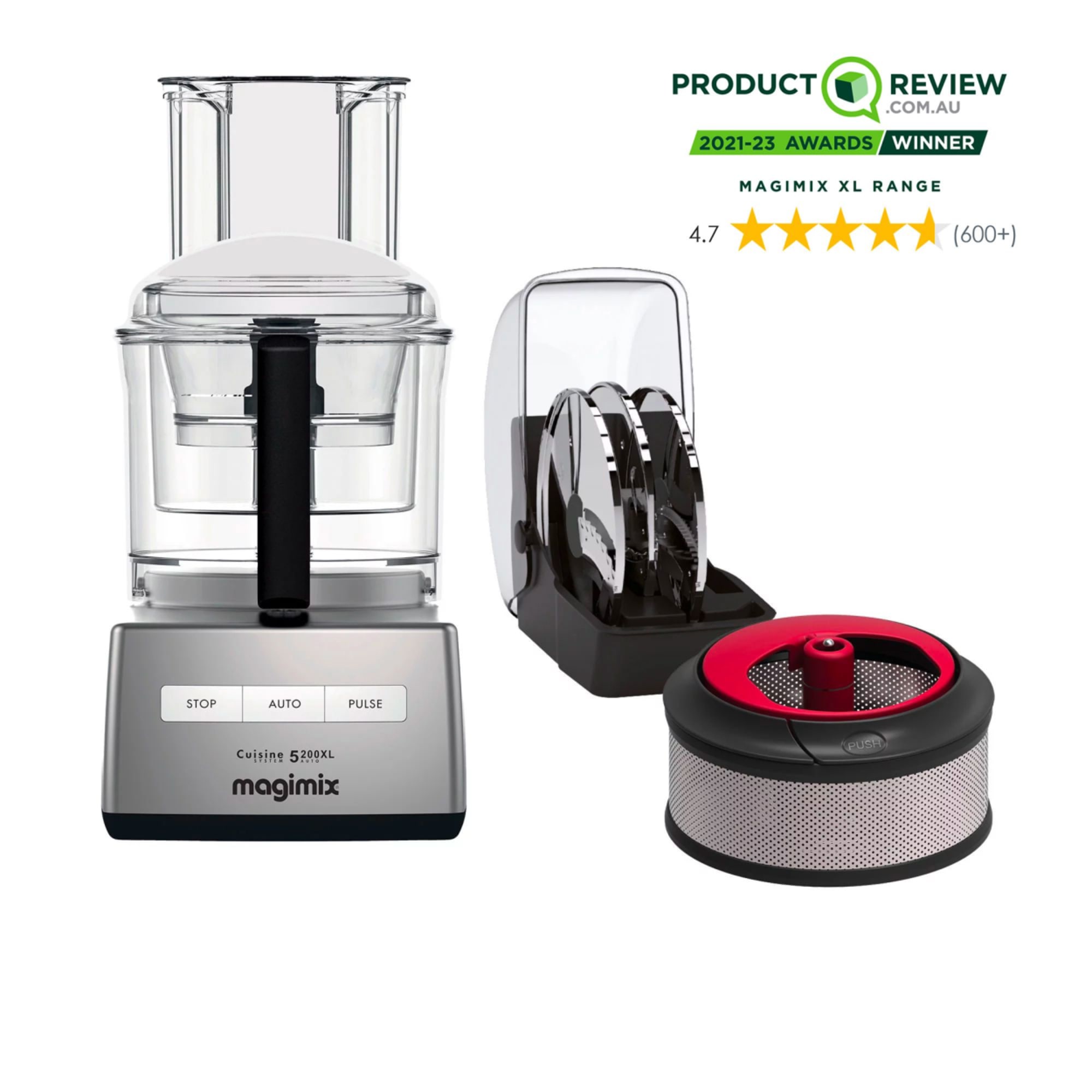 Magimix Premium 5200XL Food Processor Matte Chrome - Cart slider