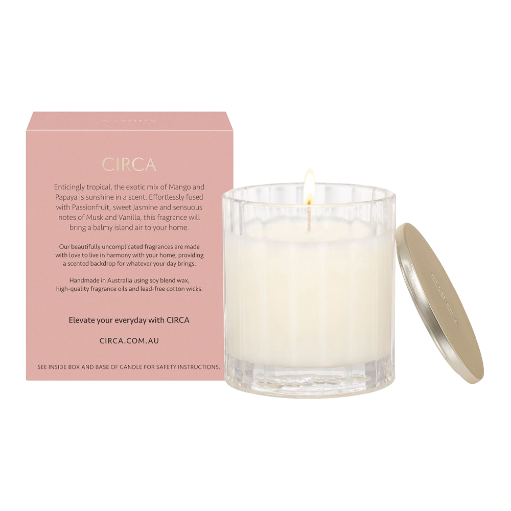 Mango & Papaya Scented Soy Candle slider