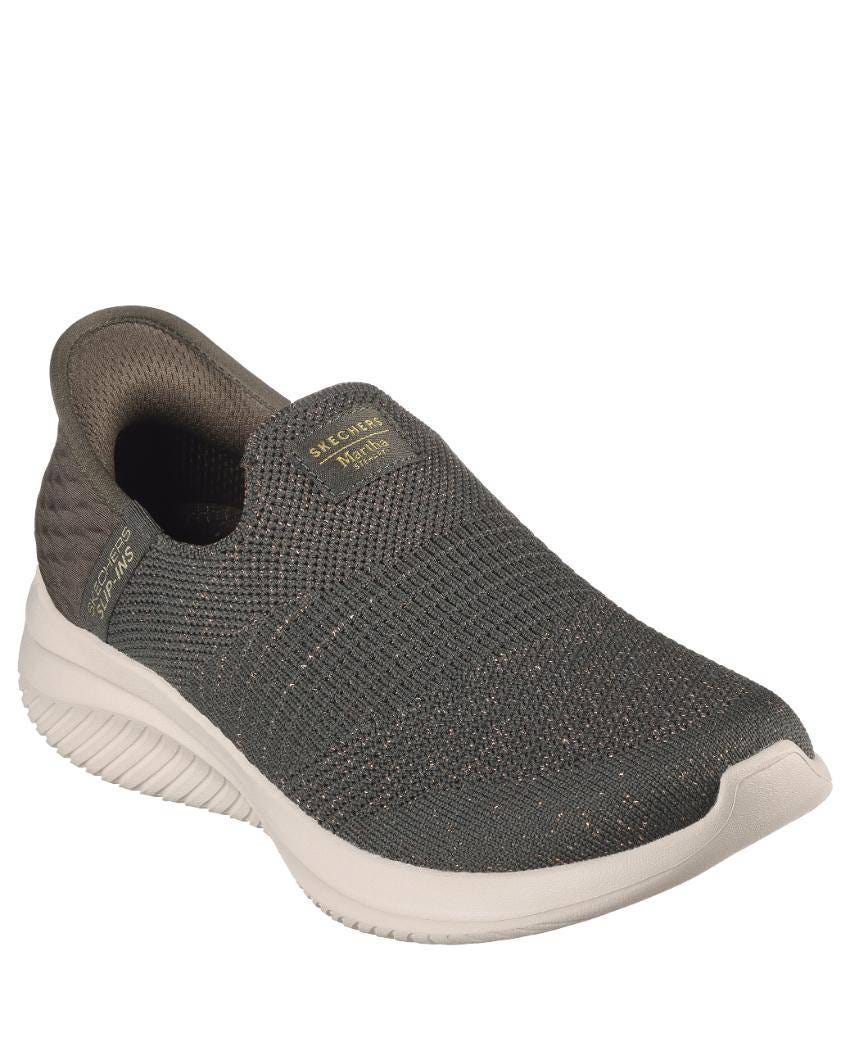 Martha Stewart Skechers Slip-Ins: Ultra Flex 3.0 - OLIVE