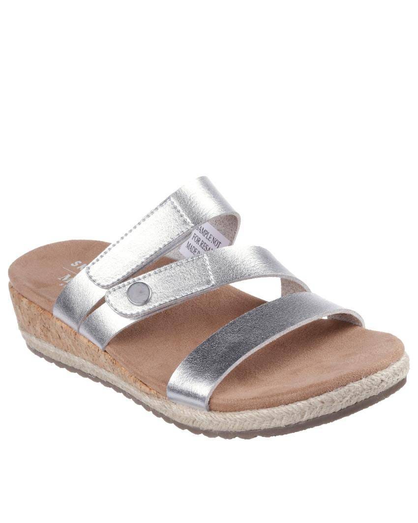 Martha Stewart X Skechers: Breezie - Shiny Luster - SILVER SYNTHETIC slider