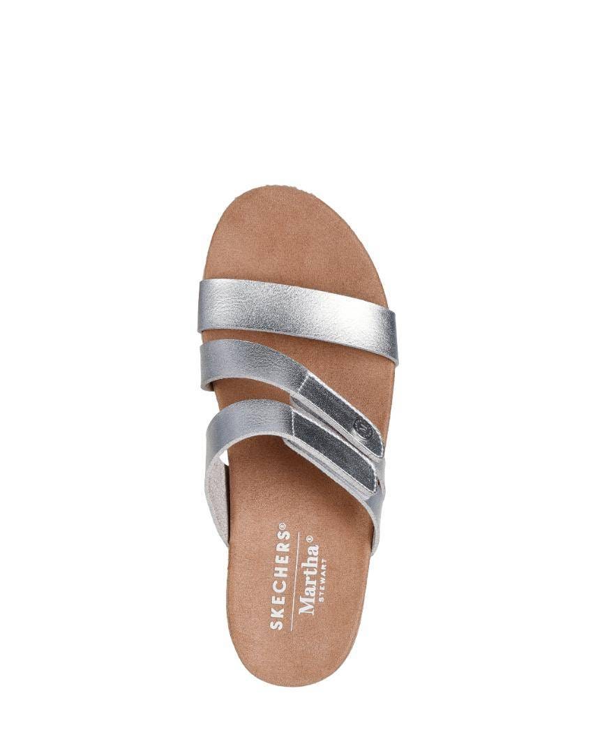 Martha Stewart X Skechers: Breezie - Shiny Luster - SILVER SYNTHETIC slider