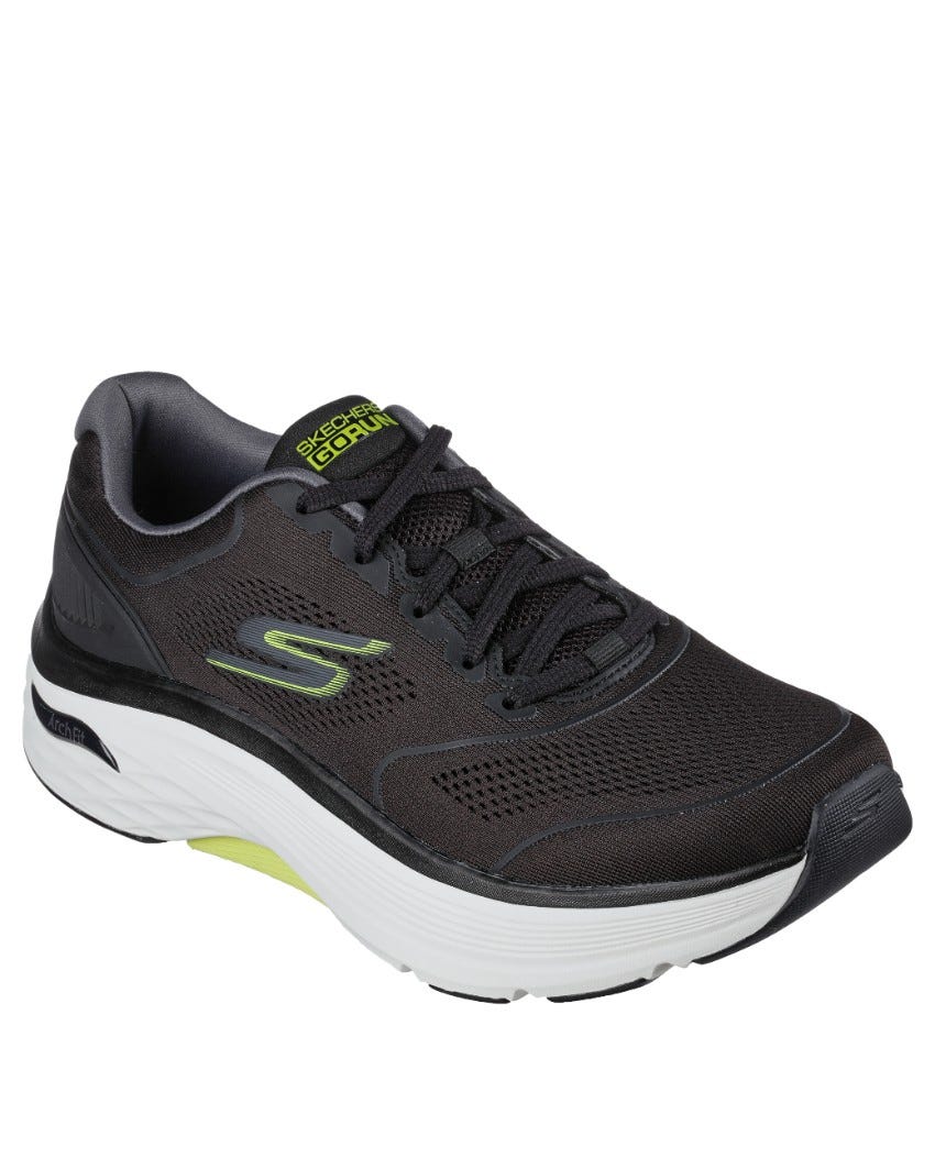 Max Cushioning Arch Fit - Switchboard - BLACK/LIME slider