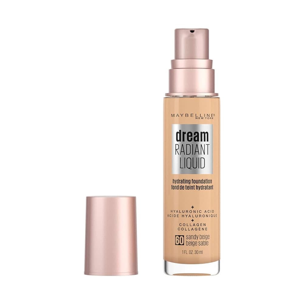 Maybelline Dream Radiant Liquid Hydrating Foundation 60 Sandy Beige 30ml slider