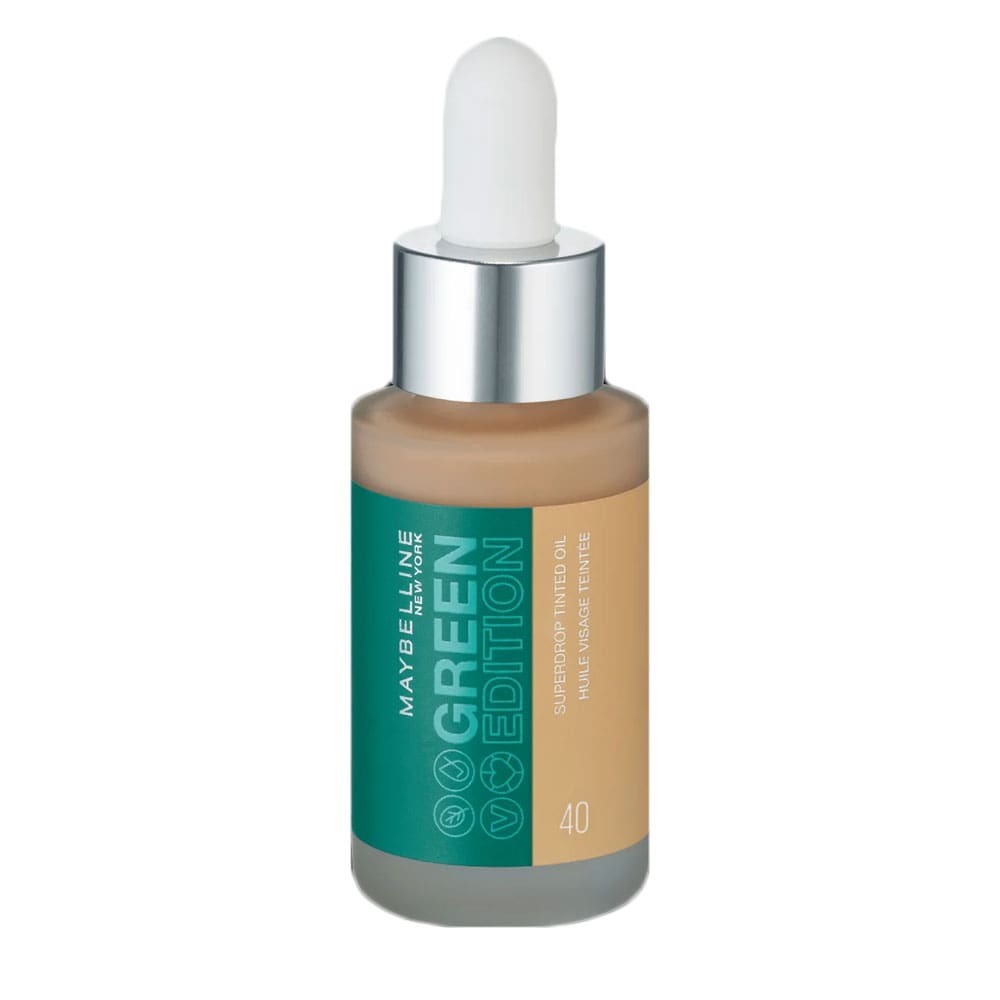 Maybelline Green Edition Superdrop Tinted Foundation Oil 40 20ml slider