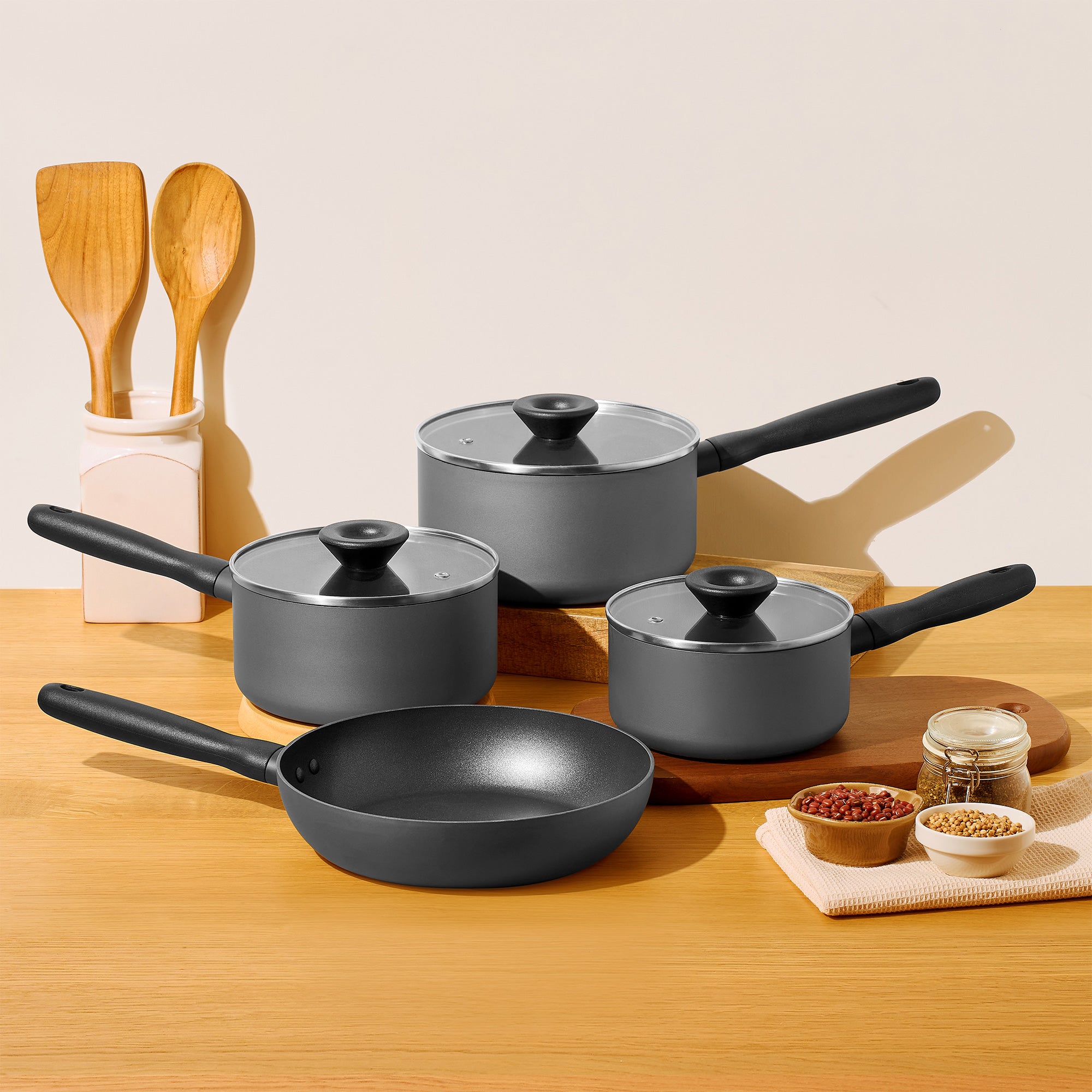 Meyer Bauhaus Series Nonstick Induction 4 Piece Cookware Set slider