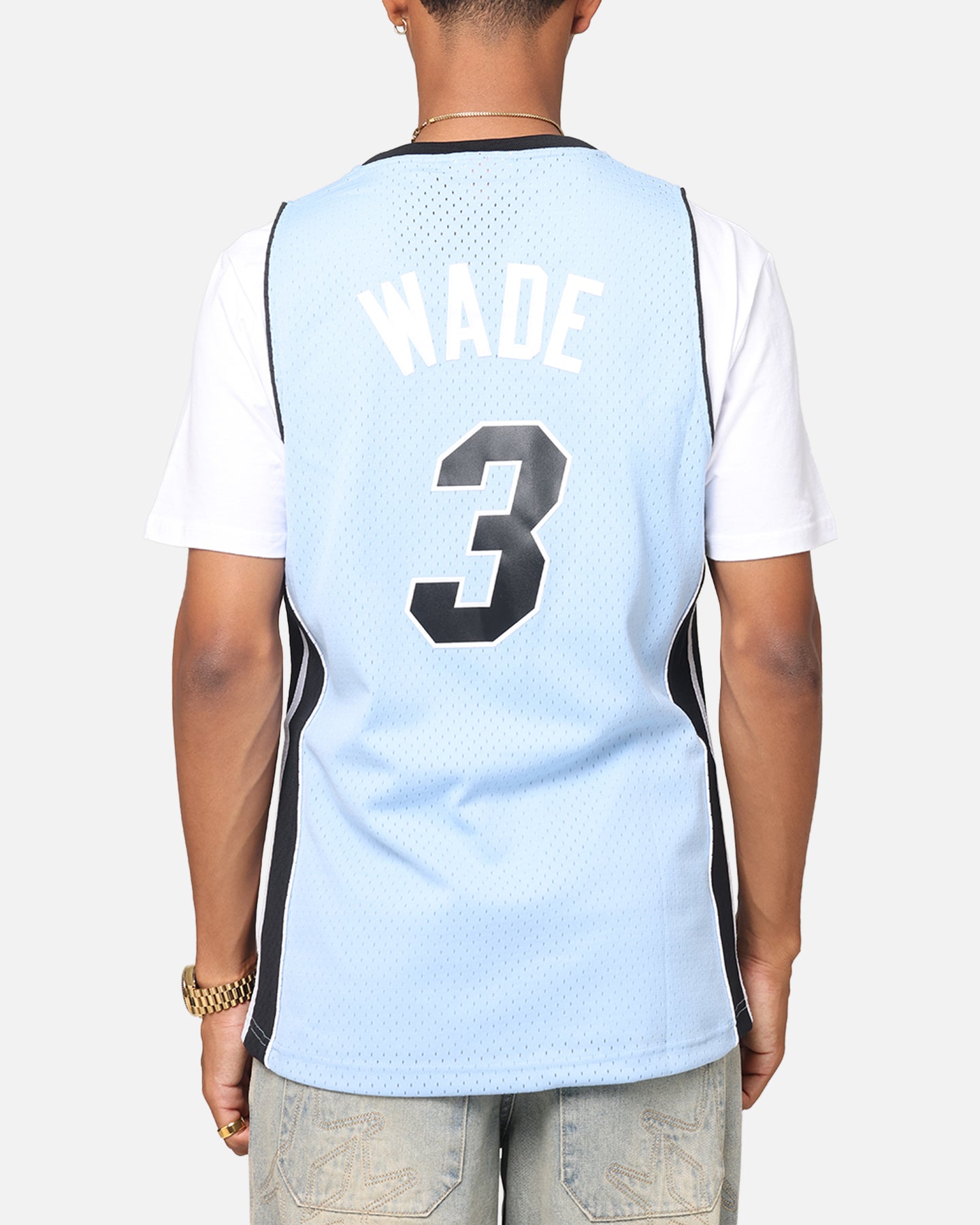 Miami Heat Dwyane Wade 'Vapor Blue' Jersey slider