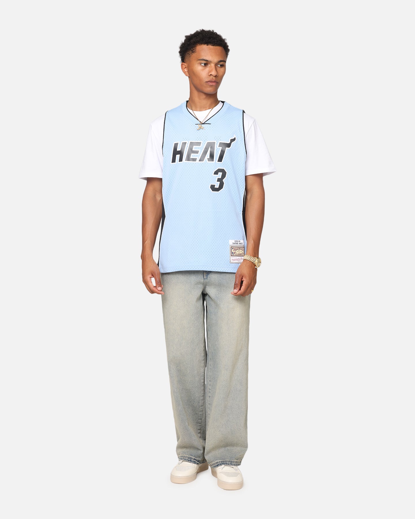 Miami Heat Dwyane Wade 'Vapor Blue' Jersey slider