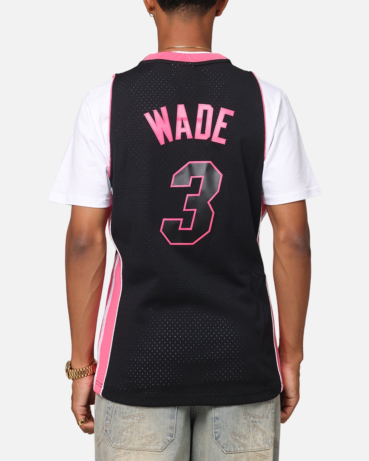 Miami Heat Dwyane Wade 'Volt' 2005 Swing Jersey slider