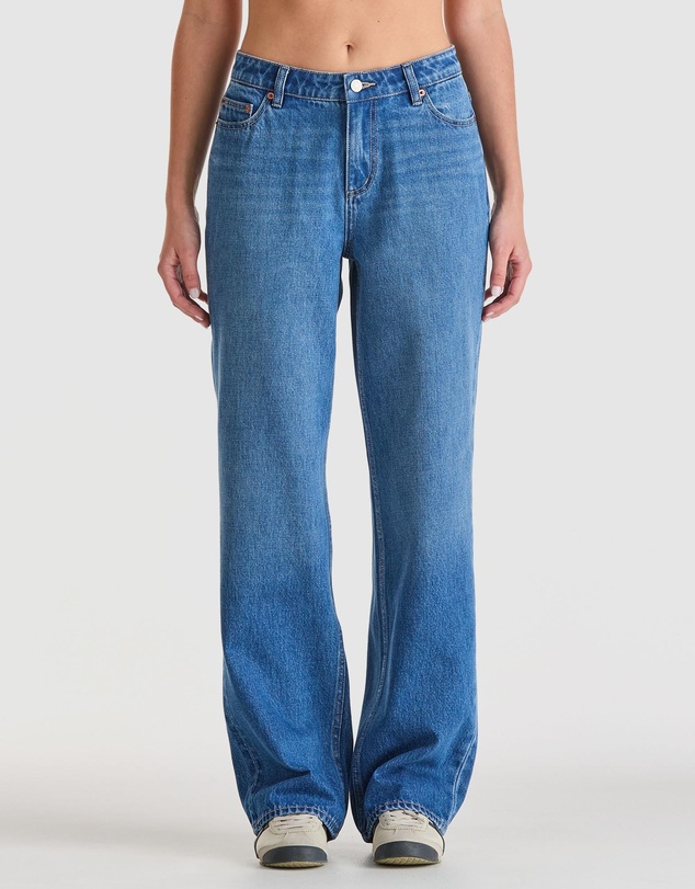 Mid Baggy Jeans - Arcadia Blue