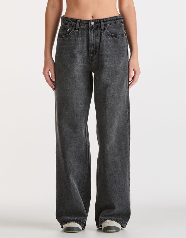 Mid Slouch Jeans - Basalt