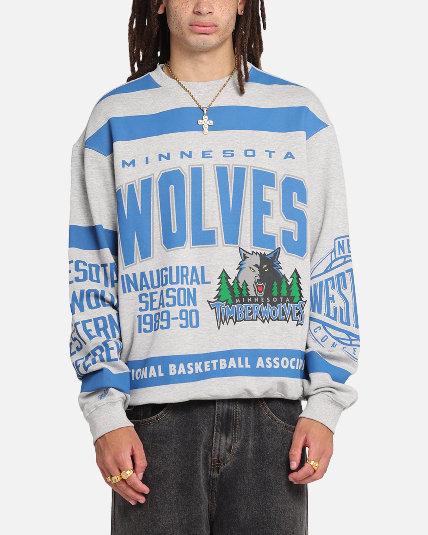 Minnesota Timberwolves Letterform Crewneck