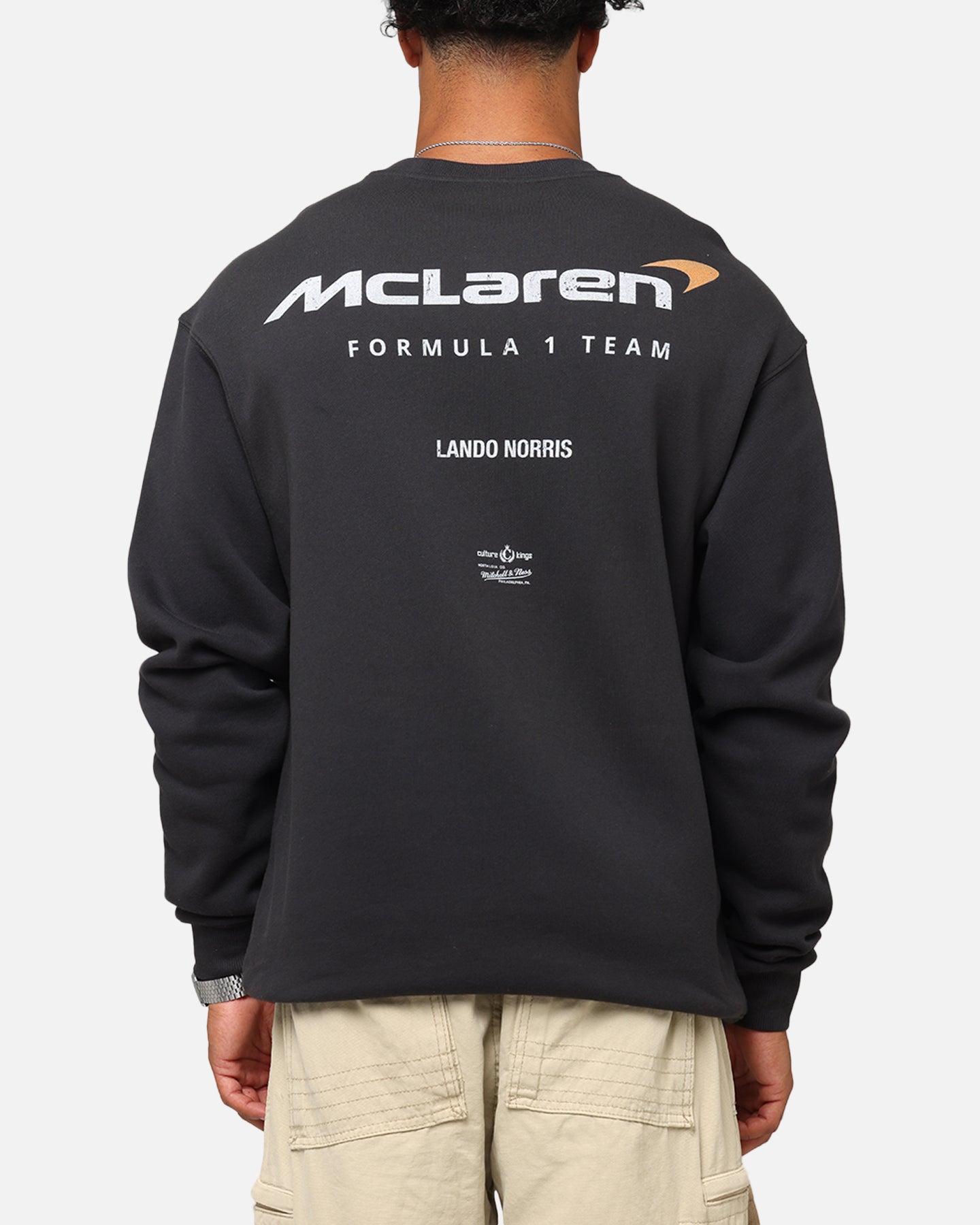 Mitchell & Ness X Mclaren Lando Norris Helmet Crewneck slider