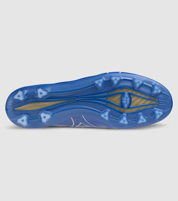 Mizuno Alpha Elite (Fg) Mens Football Boots - LASER BLUE WHITE GOLD slider