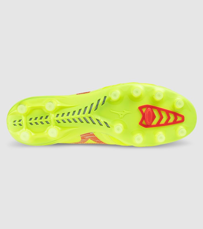 Mizuno Morelia Neo 4 Beta Elite (Fg) Mens Football Boots - SAFETY YELLOW FIERY CORAL slider