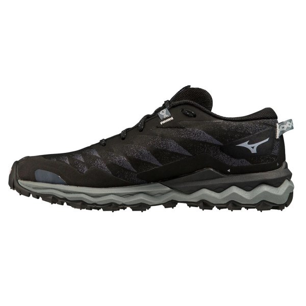 Mizuno Wave Daichi 7 GTX - Womens Trail Running Shoes - Black/Ombre Blue/Stormy Weather slider