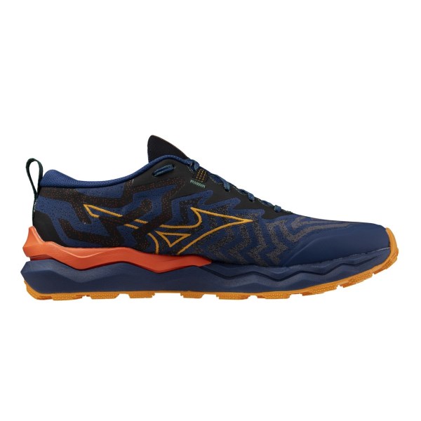 Mizuno Wave Daichi 8 - Mens Trail Running Shoes - Estate Blue/Apricot/Spicy Orange slider