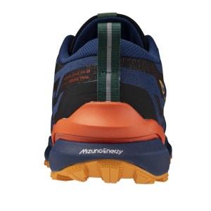 Mizuno Wave Daichi 8 - Mens Trail Running Shoes - Estate Blue/Apricot/Spicy Orange slider