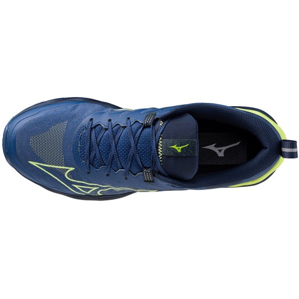 Mizuno Wave Daichi 8 - Mens Trail Running Shoes - Navy Peony/Sharp Green/Dress Blues slider