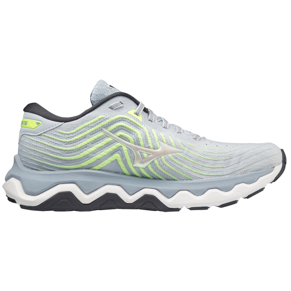 Mizuno Wave Horizon 6 - Womens Running Shoes - Heather/White/Neo Lime slider