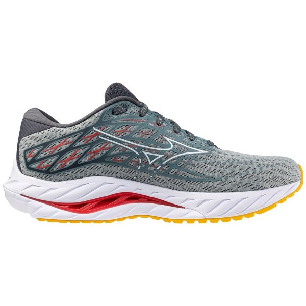 Mizuno Wave Inspire 20 - Mens Running Shoes - Abyss/White/Citrus slider