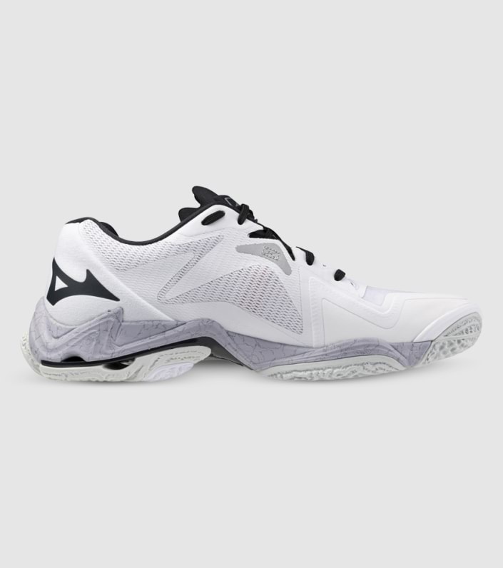 Mizuno Wave Lightning Z8 Mens Volleyball Shoes - WHITE SALSA BLACK slider