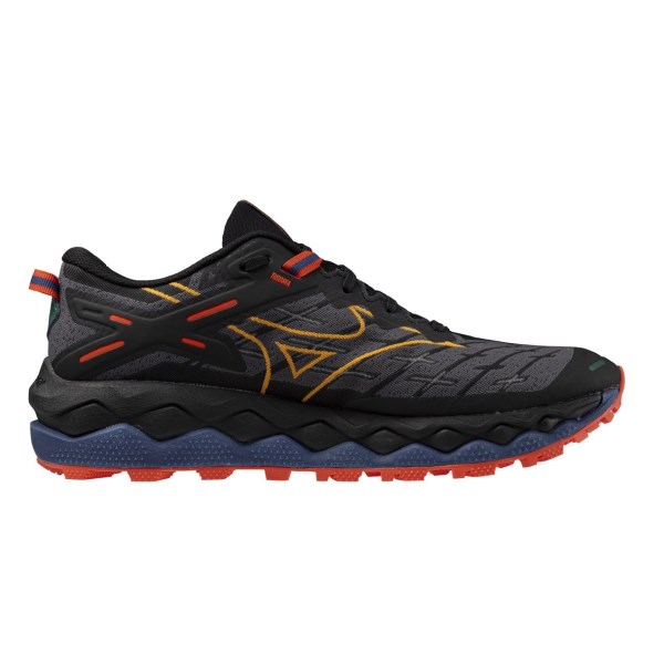 Mizuno Wave Mujin 10 - Mens Trail Running Shoes - Black/Apricot/Spicy Orange slider