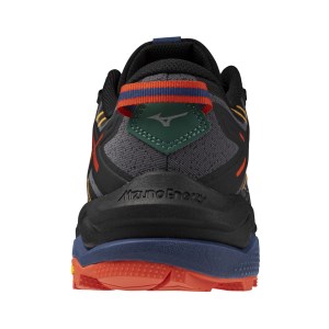 Mizuno Wave Mujin 10 - Mens Trail Running Shoes - Black/Apricot/Spicy Orange slider