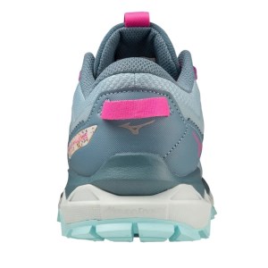 Mizuno Wave Mujin 9 - Womens Trail Running Shoes - Forget-Me-Not/Nimbus Cloud/Neon Pink slider