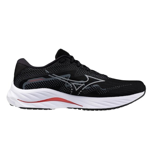 Mizuno Wave Rider 27 - Mens Running Shoes - Black/Nickel/Cayenne slider