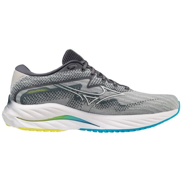 Mizuno Wave Rider 27 - Mens Running Shoes - Pearl Blue/White/Bolt slider