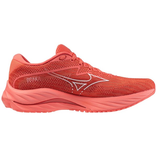 Mizuno Wave Rider 27 Reach Beyond PB - Unisex Running Shoes - Dubarry/White/Cranberry slider