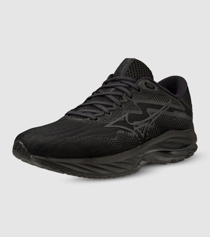 Mizuno Wave Rider 27 Womens - BLACK EBONY BLACK slider