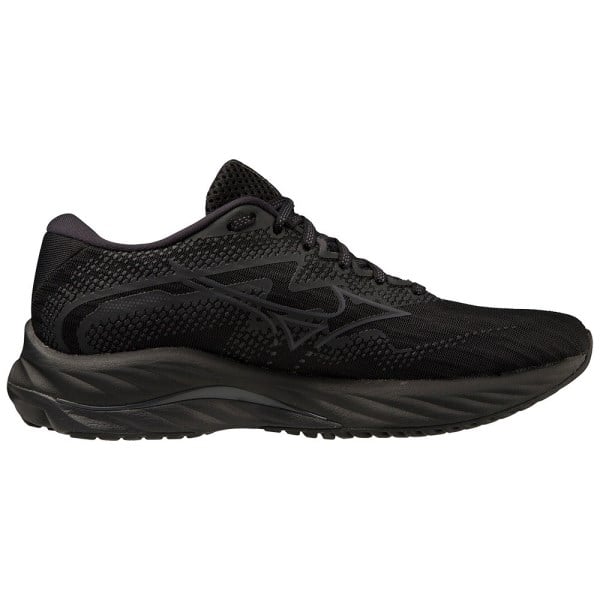 Mizuno Wave Rider 27 - Womens Running Shoes - Black/Ebony/Black slider