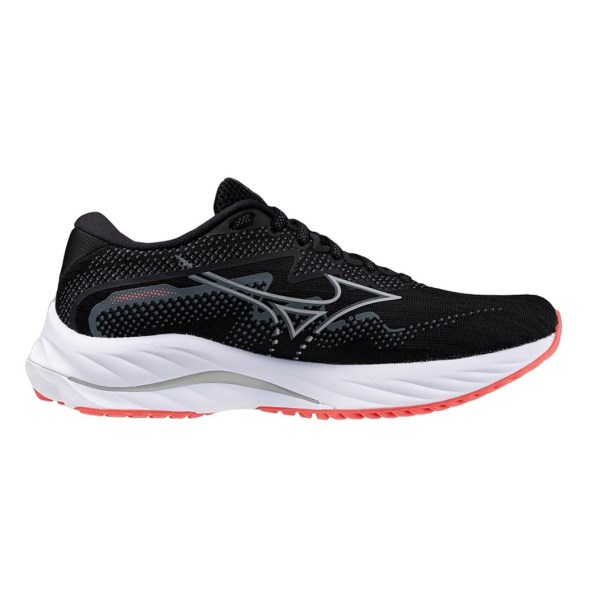 Mizuno Wave Rider 27 - Womens Running Shoes - Black/Nickel/Dubarry slider