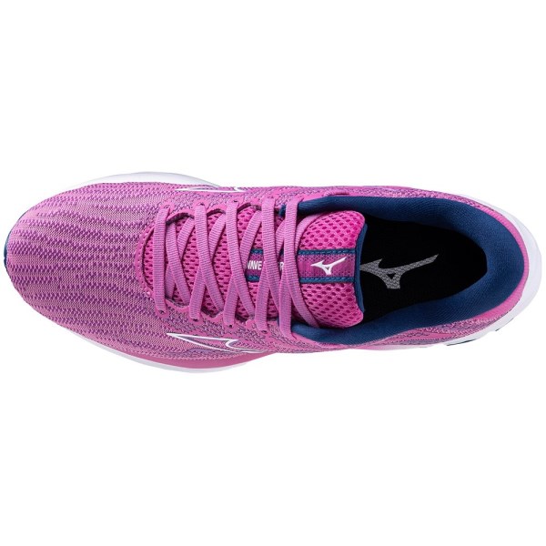 Mizuno Wave Rider 27 - Womens Running Shoes - Rosebud/White/Navy Peony slider