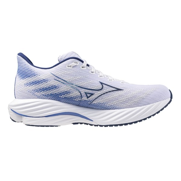 Mizuno Wave Rider 28 - Mens Running Shoes - White/Estate Blue/Mugen Blue slider