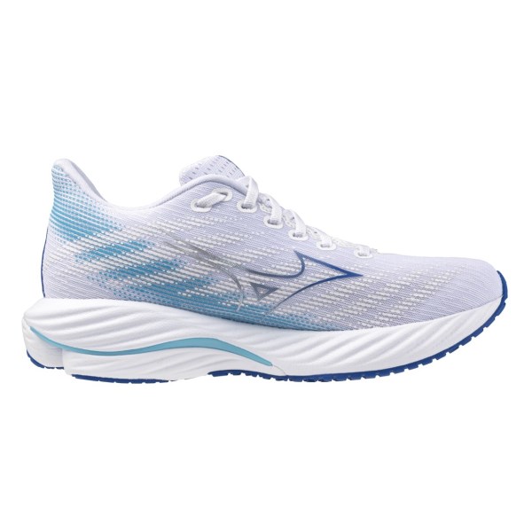 Mizuno Wave Rider 28 - Womens Running Shoes - White/Mugen Blue/River Blue slider