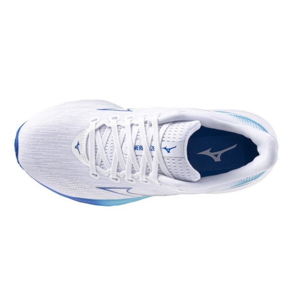 Mizuno Wave Rider 28 - Womens Running Shoes - White/Mugen Blue/River Blue slider